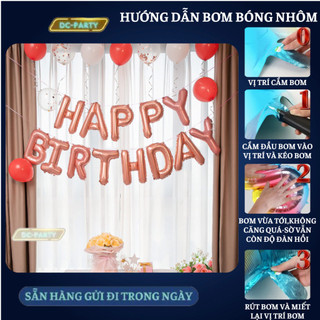 Set trang trí sinh nhật người lớn SNNL-HỒNG 10