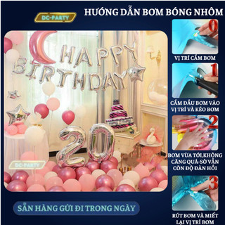 Set trang trí sinh nhật người lớn SNNL-HỒNG 08
