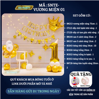 Set trang trí sinh nhật trẻ em SNTE-VƯƠNG MIỆN 01