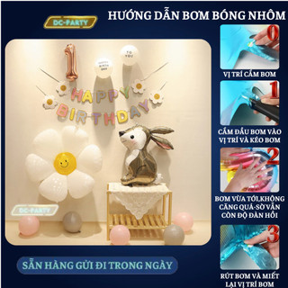 Set trang trí sinh nhật trẻ em SNTE THỎ 02