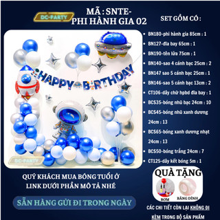 Set trang trí sinh nhật trẻ em SNTE-PHI HÀNH GIA 03
