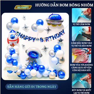 Set trang trí sinh nhật trẻ em SNTE-PHI HÀNH GIA 03