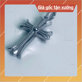 Mặt dây chuyền chữ thập đính đá trăng bảo hành 12 tháng( chỉ bán mặt)