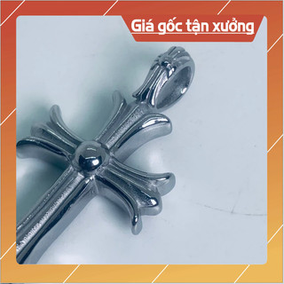 Mặt dây chuyền chữ thập đính đá trăng bảo hành 12 tháng( chỉ bán mặt)
