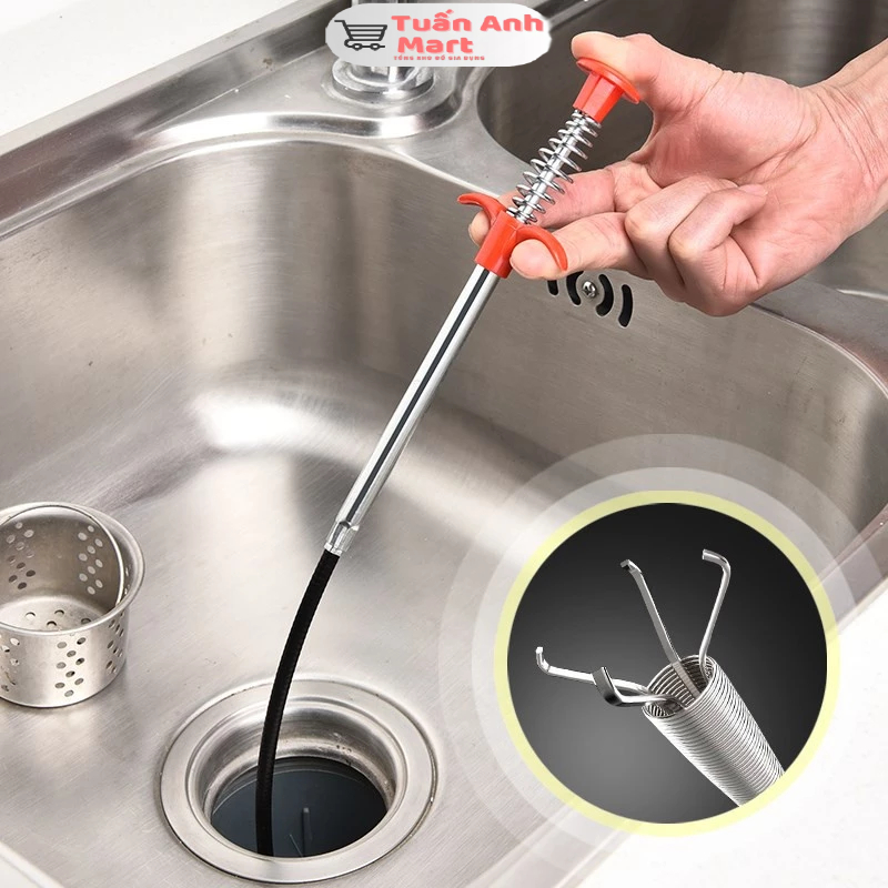 Dụng Cụ Gắp Rác Dài 0.6 Mét - Cây Que Gắp Lông Tóc Siêu Việt Thông Tắc ...