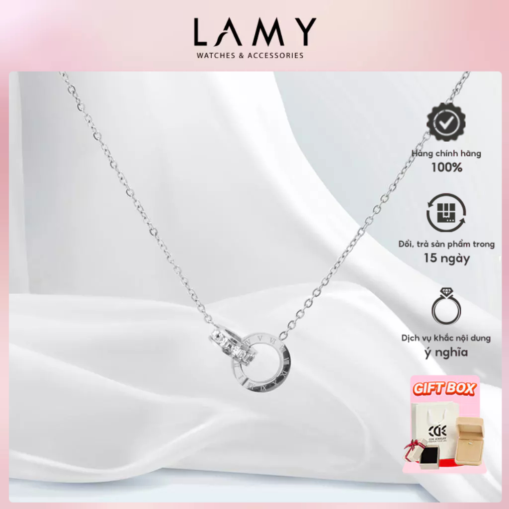 Ảnh Dây chuyền nữ LAMY Sweet Love Necklace Silver 6003 1