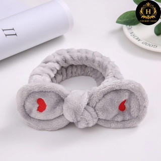 Băng đô nơ hình trái tim, turban nơ hình tim (giao màu ngẫu nhiên)
