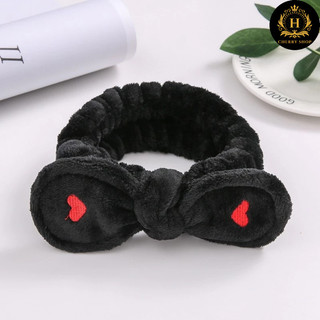 Băng đô nơ hình trái tim, turban nơ hình tim (giao màu ngẫu nhiên)