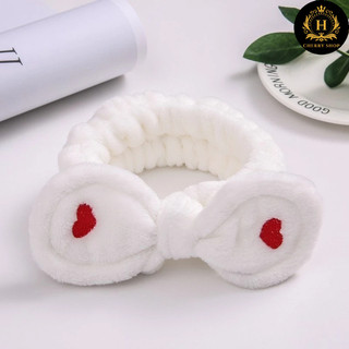 Băng đô nơ hình trái tim, turban nơ hình tim (giao màu ngẫu nhiên)