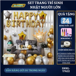 Set trang trí sinh nhật người lớn SNNL-Y7622
