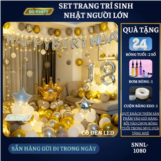 Set trang trí sinh nhật người lớn SNNL-1080