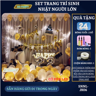 Set trang trí sinh nhật người lớn SNNL-J806
