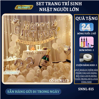 Set trang trí sinh nhật người lớn SNNL-815