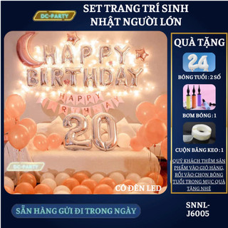 Set trang trí sinh nhật người lớn SNNL-J6005
