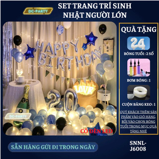 Set trang trí sinh nhật người lớn SNNL-J6008