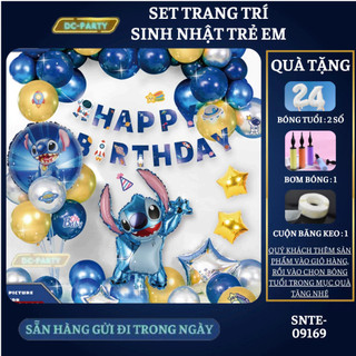 Set trang trí sinh nhật trẻ em tuổi trâu hình con trâu SNTE 09169