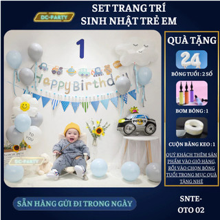 Set trang trí sinh nhật trẻ em SNTE-OTO 02