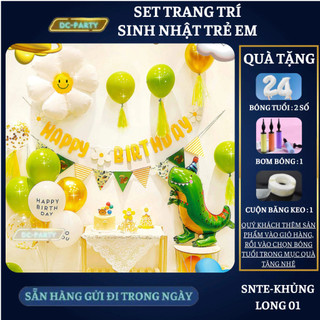 Set trang trí sinh nhật trẻ em SNTE-KHỦNG LONG 01