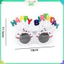 Kính mắt, bờm Happy Birthday, kính sinh nhật vui nhộn dùng trang trí sinh nhật, thôi nôi đầy tháng cho bé
