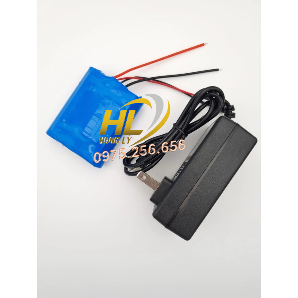 Khối pin 12v lithium 2AH có mạch bảo vệ 3s. dùng cell pin lithium 18650 ...