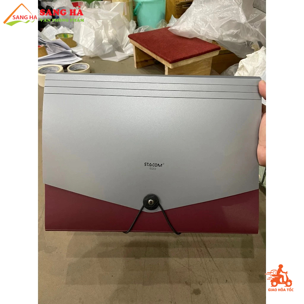 Cặp đựng tài liệu Stacom A4 12 ngăn D203 | Shopee Việt Nam