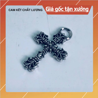 Mặt charm chrome heart mạ bạc giá rẻ.