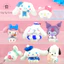 Set quà tặng, phụ kiện trang trí mini mô hình sanrio hoạt hình melody, kuromi cute Tiểu Đội KT
