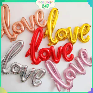 Bóng bay chữ love liền trang trí phòng cưới, trang trí sinh nhật CUOI