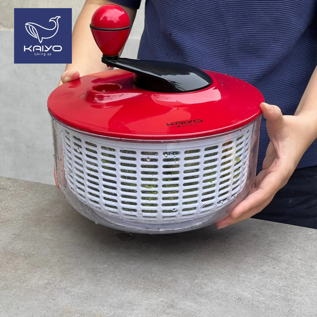 Rổ Quay Rau Kaiyo 5.5L (Rửa Rau Rất Sạch & Vẩy Khô Tiện Lợi) | Shopee ...