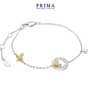 PRIMA Lắc Tay  18K - Đính Kim Cương - BST Butterfly Concerto - Bướm hoàng kim - 105L0258