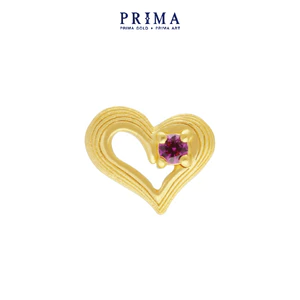 PRIMA Bông Tai  24K - BST Mono Chic - Trái Tim dễ thương (1 chiếc) - 165E0859