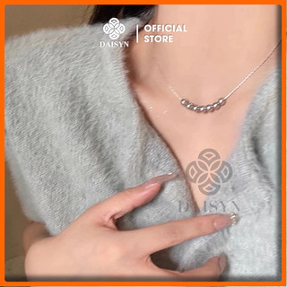 [N935] Dây Chuyền Ngọc Trai Nhân Tạo Dây Mạ Vàng 18k, Vòng Cổ Ngọc Trai Thuỷ Tinh Sang Trọng Cho Nữ - DAISYN