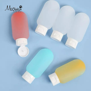 MEOWU Set 3 Tuýp Chiết Mỹ Phẩm Du Lịch Đựng Dầu Gội, Sữa Tắm, Lotion, Toner (60ml) - Tuýp Đựng Dung Dịch Tái Sử Dụng