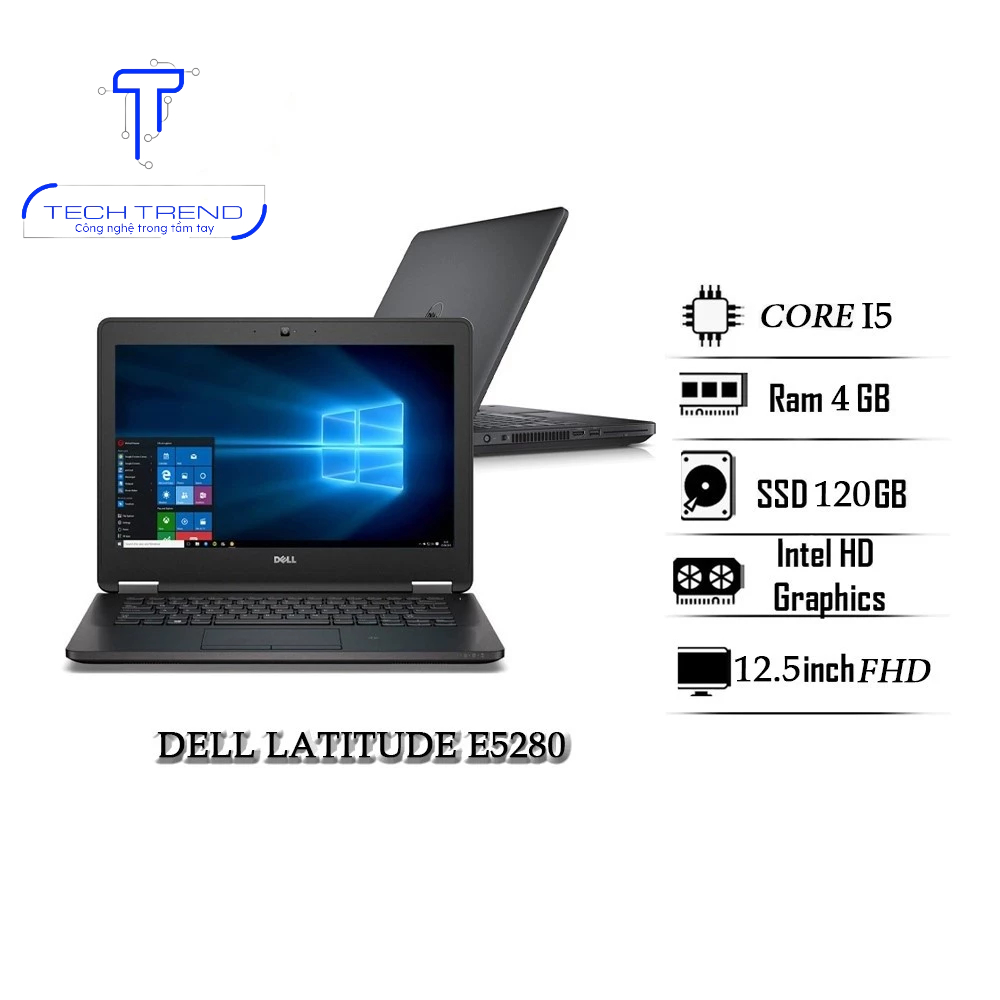 Laptop Dell Latitude 5280, E5280, Intel Core i5 - 7300U, Ram 8GB, SSD ...