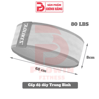 Dây kháng lực miniband vải Aolikes version 2 hỗ trợ tập gym yoga mông đùi, chất liệu vải cao su
