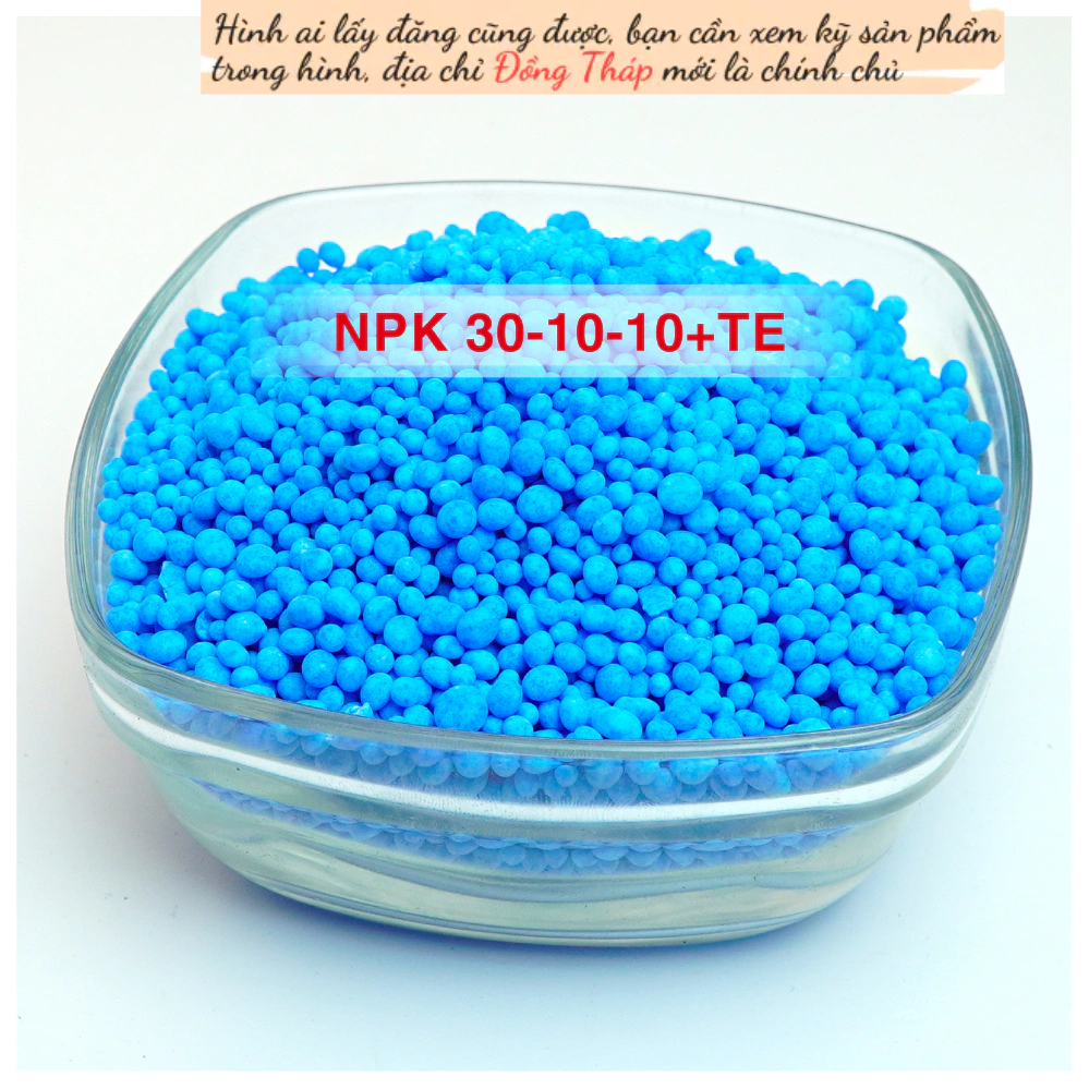 Phân NPK 30-10-10 tách rời 500g từ bao lớn