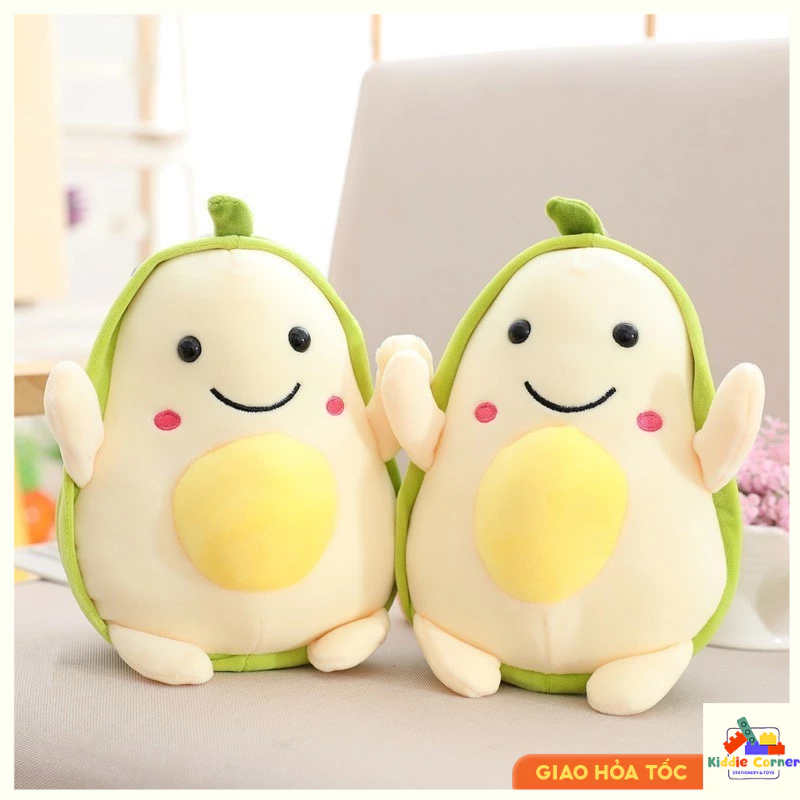 Gấu bông quả bơ trứng, trái bơ trứng siêu cute size nhỏ Mini - Quà tặng lưu niệm đồ chơi