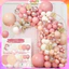 Set Bong Bóng Latex Màu Xanh, Hồng Trang Trí Tiệc Sinh Nhật Bé Trai Bé Gái CANDY14 SAN