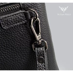 Ví Cầm Tay Nam Da Bò, Clutch Nam Hàng Hiệu WilliamPoLo Túi kẹp nách nam Cao Cấp WLC19 size 27cm — ảnh 8