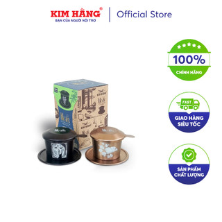 Bộ Phin Cafe Nhôm Likafe Kim Hằng Màu Đen Nâu KHG8076
