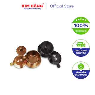 Bộ Phin Cafe Nhôm Likafe Kim Hằng Màu Đen Nâu KHG8076