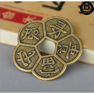 [Giá Sỉ] Đồng xu Hoa Mai kim tien phong thủy may mắn, phát lộc phát tài - Bỏ Bóp Ví, Tủ Thờ, Két Sắt Ý Nghĩa