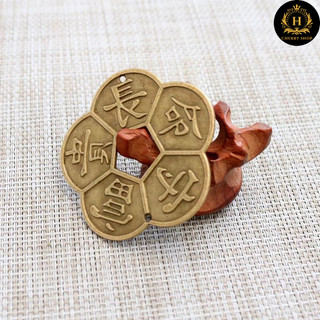 [Giá Sỉ] Đồng xu Hoa Mai kim tien phong thủy may mắn, phát lộc phát tài - Bỏ Bóp Ví, Tủ Thờ, Két Sắt Ý Nghĩa