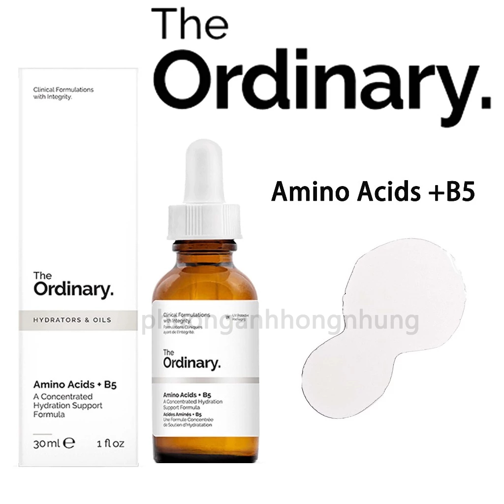 The Ordinary Amino Acids + B5 Serum Cấp Ẩm, Dưỡng Trắng, Phục Hồi 30ml