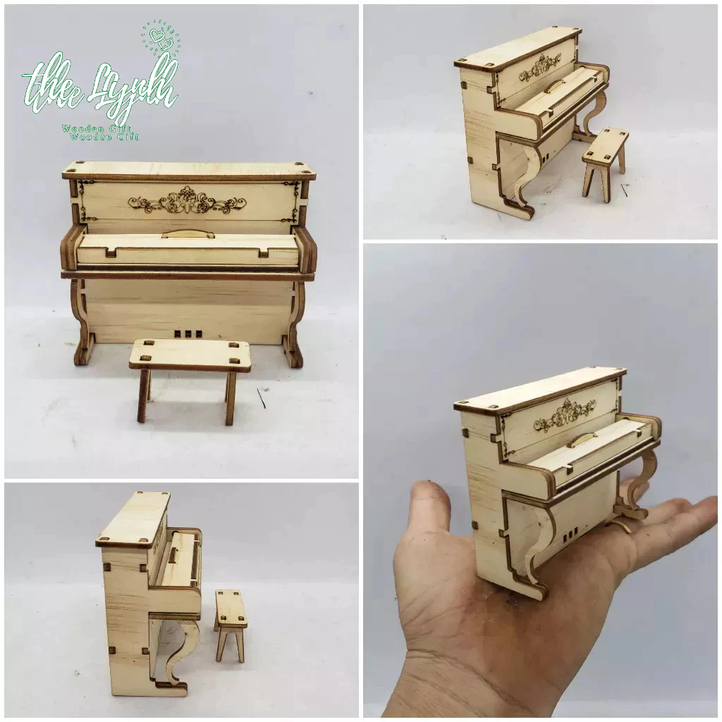 Đồ chơi lắp ghép gỗ 3D Mô hình Nhạc cụ Piano Guitar - Mô Hình Lắp Sẵn