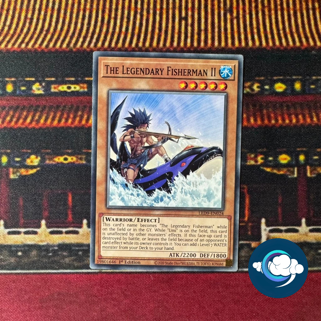 Thẻ bài trò chơi YugiOh! (UK) LED9EN024; The Legendary Fisherman II