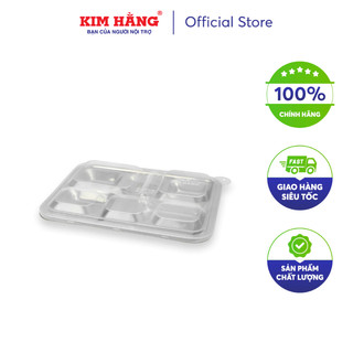 Khay Canteen inox lớn có nắp Kim Hằng KHG0283