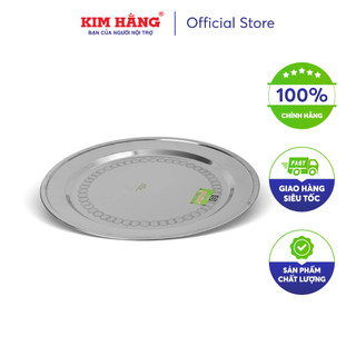 Mâm tròn inox Kim Hằng cao cấp