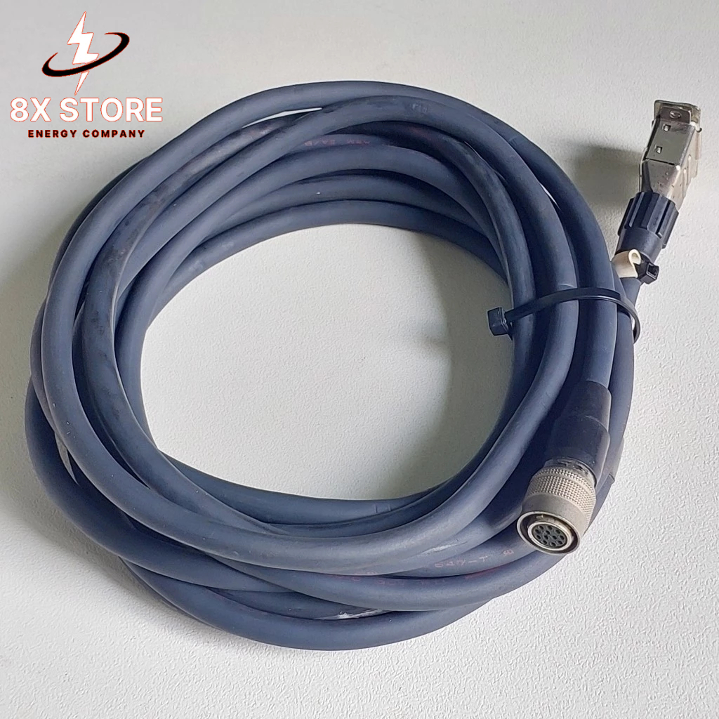 Cáp Camera công nghiệp 12Pin Tròn Female M12 to DB15 Male Dài 4,5-5M ...