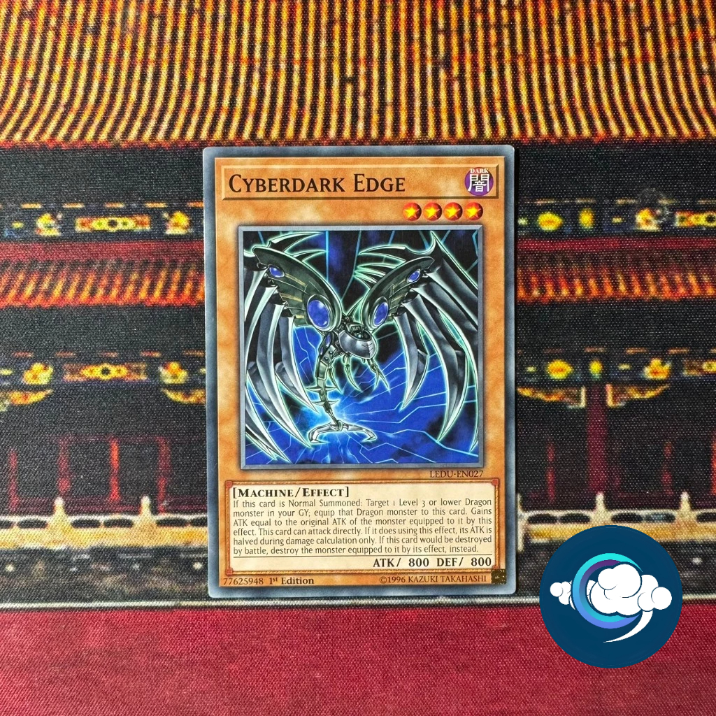 Thẻ bài trò chơi YugiOh! LEDU-EN027; Cyberdark Edge; Common | Shopee ...